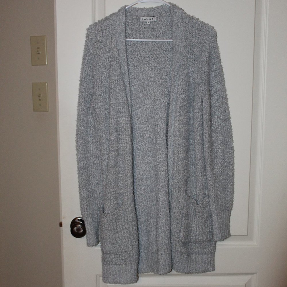 Society 8 Long Open Front Sweater